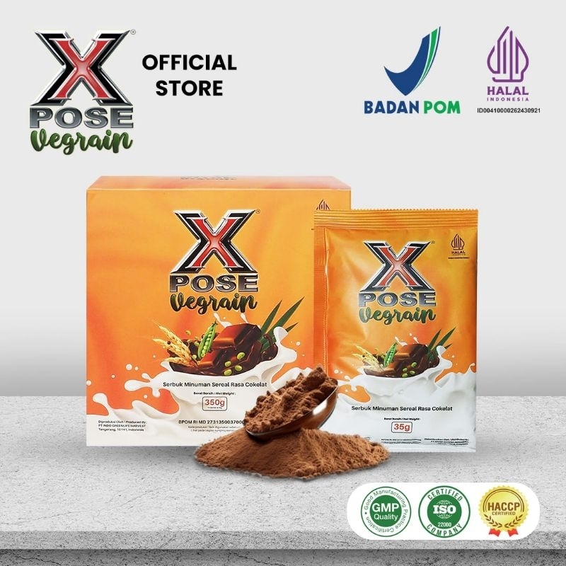 Xpose Vegrain/ Pea Protein Isolate/ Vegan Protein/ Vegan Powder/Meal Replacement/ Minuman pengganti 