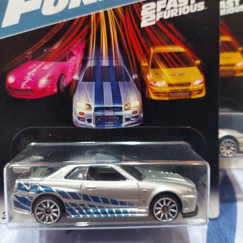 Hotwheels Fast & Furious Nissan Skyline GT-R (R34) 