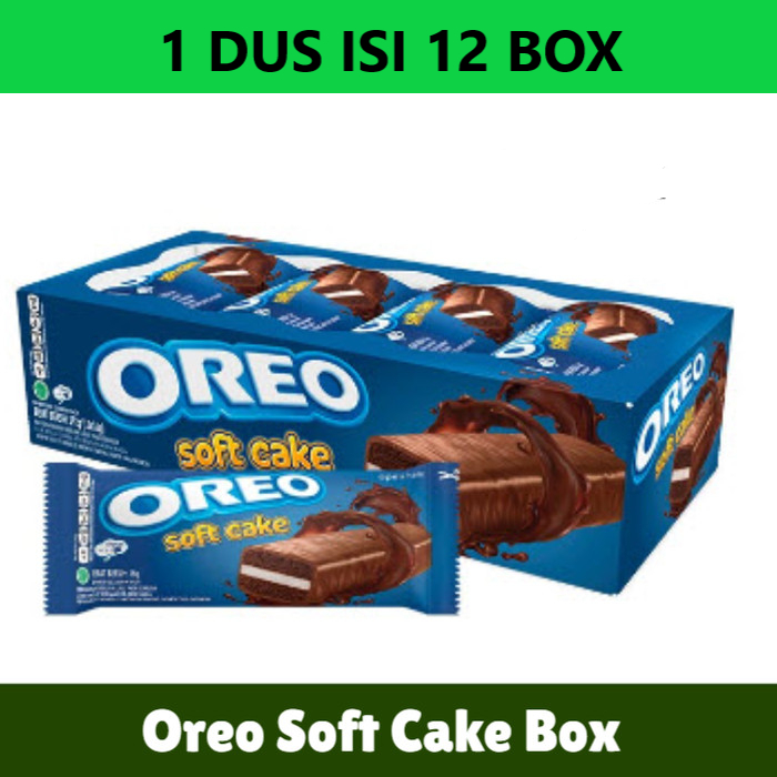 

OREO SOFT CAKE KARTONAN [ 1 DUS ISI 12 BOX ]