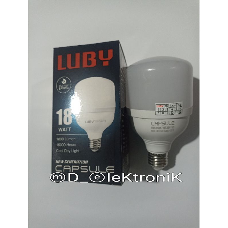 Lampu LED Luby Capsule 18 watt