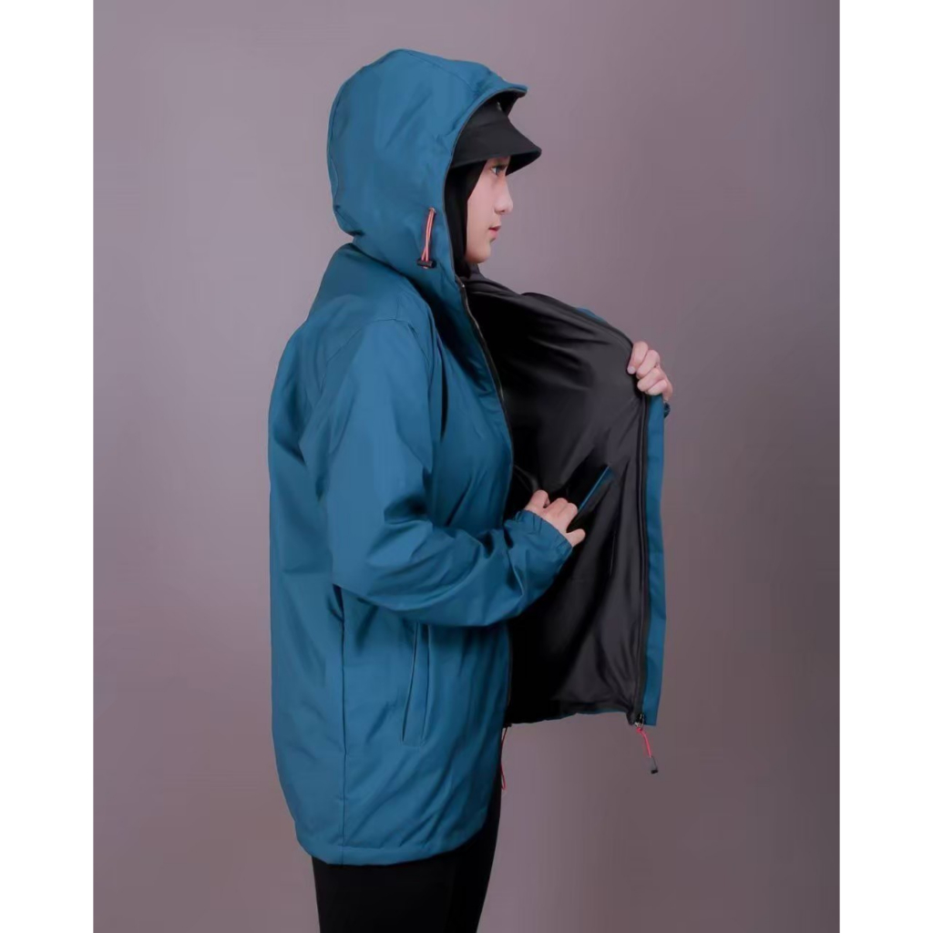 Jaket Parasut Unisex Pria Wanita Outdoor Tactical Windbreaker Original The Bojiel