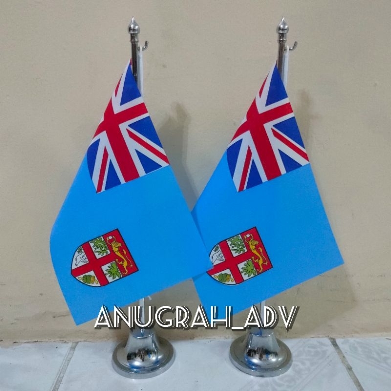 

tiang stainless bendera meja FIJI