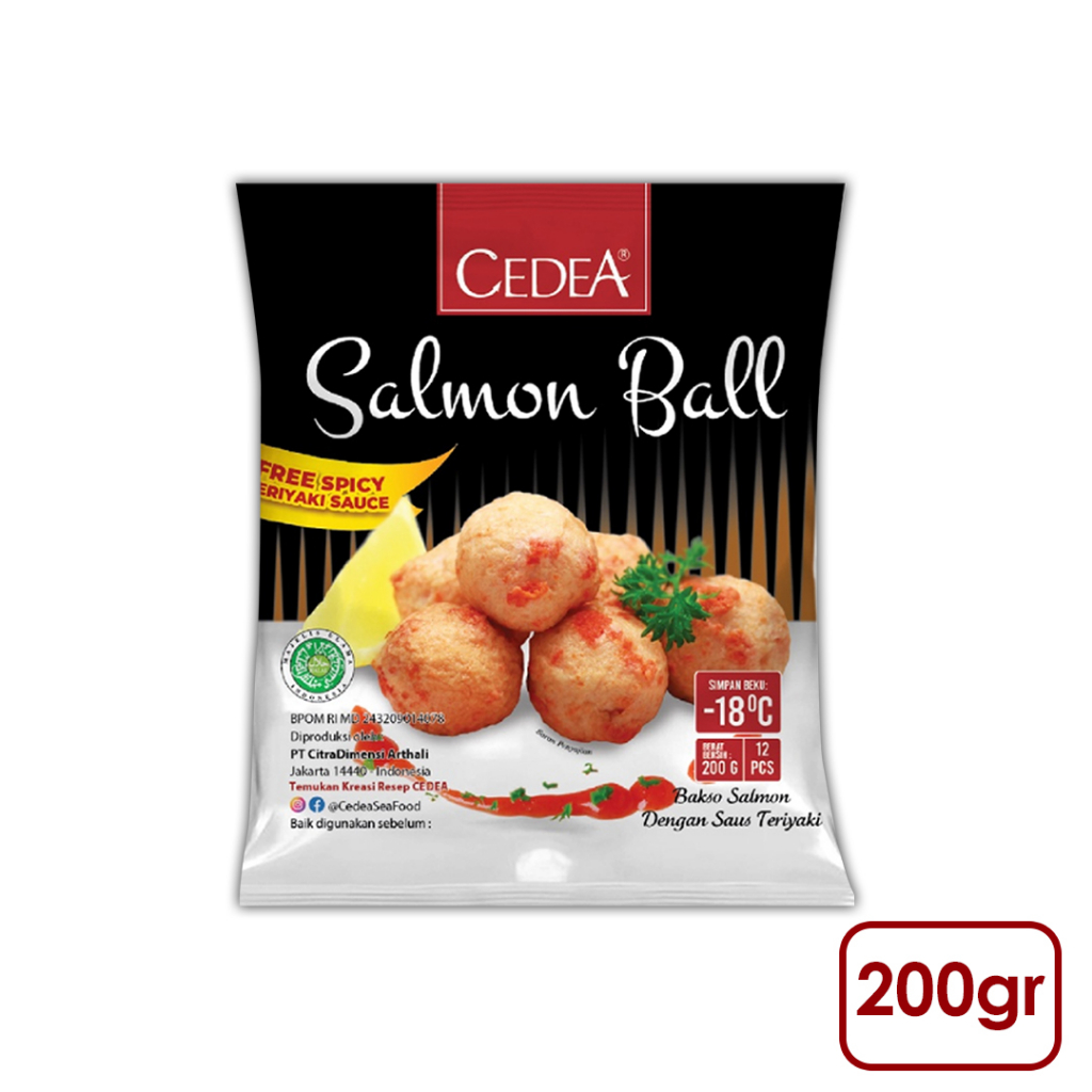 

CEDEA Bakso Salmon (Tahan suhu ruangan 3hari)