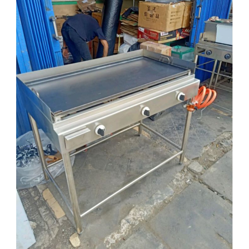 kompor gas teppan/burger/wajan datar 100x50cm