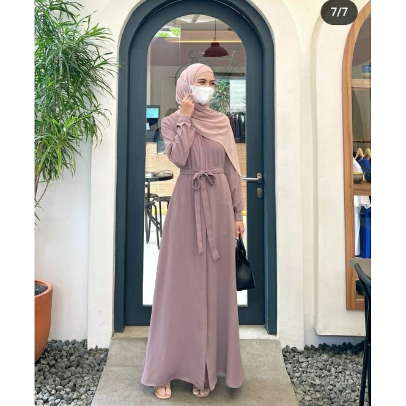 Kinan Dress by Elmiza warna milo size M