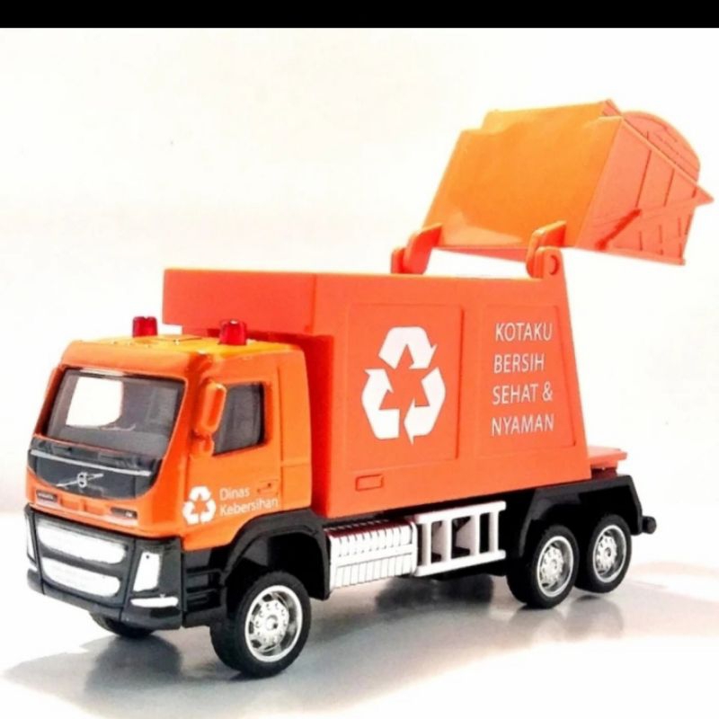 Apolo msz truck truk sampah Volvo FM Indonesian garbage skala 32 36 38
