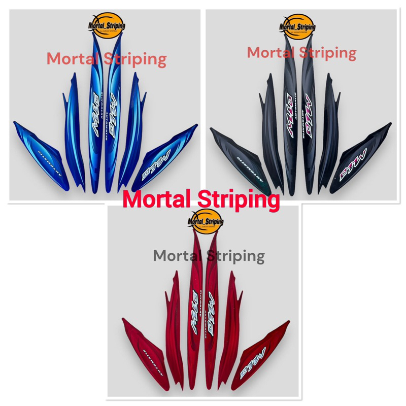 STIKER STRIPING LIS BODY YAMAHA MIO SPORTY 2007
