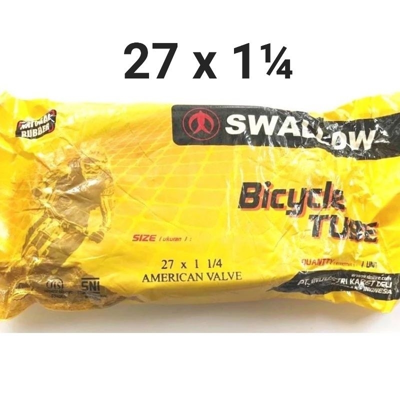 Ban Dalam Sepeda Balap Lama 27 x 1 1/4 ban 27 seper empat swallow