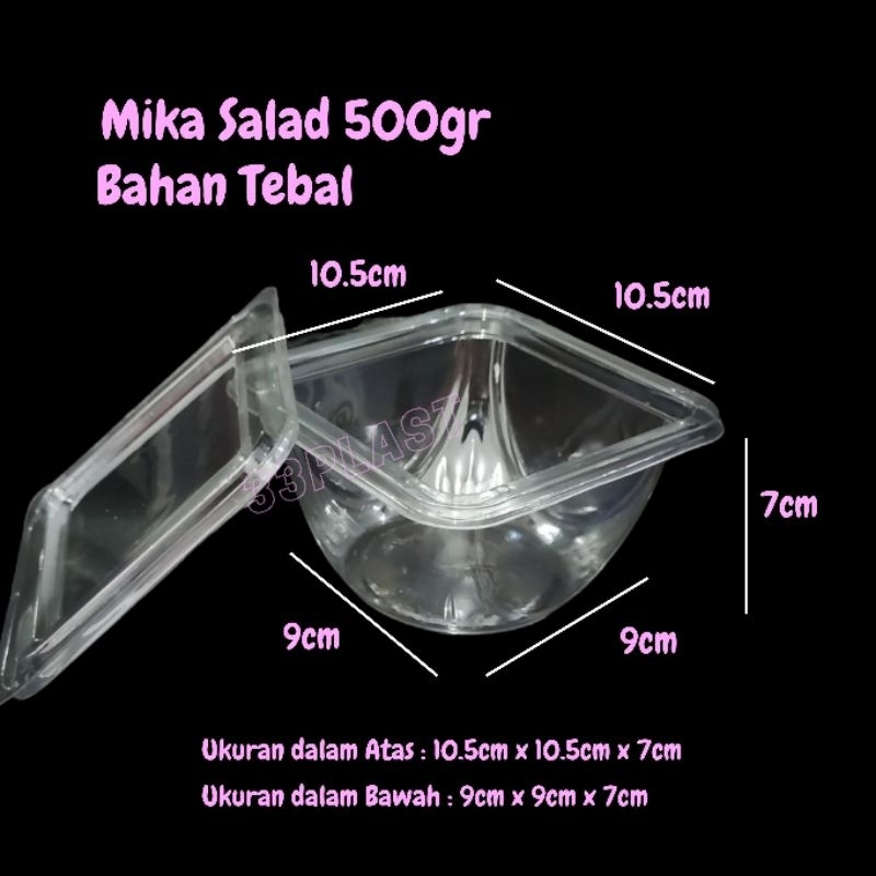 Mika Salad Buah 500ml MB 100 isi 10pcs