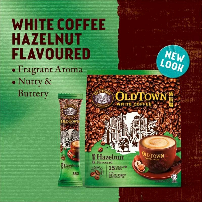 

Oldtown White Coffee Hazelnut