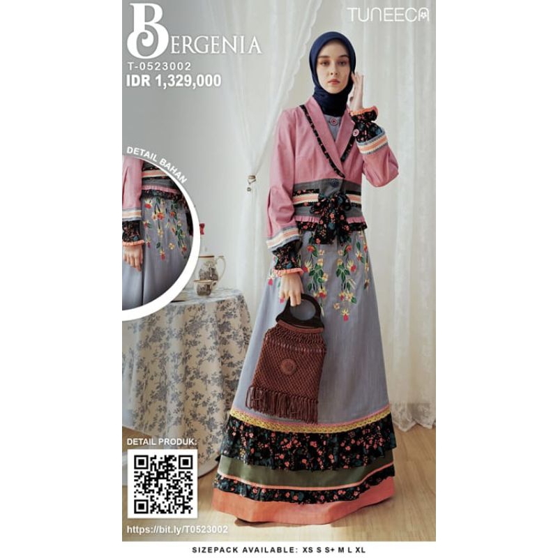 Tuneeca Bergenia T-0523002 Gamis Tuneeca My Lady