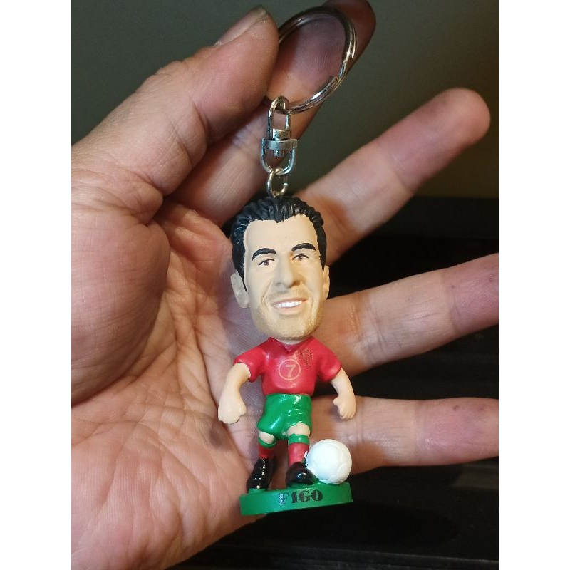 gantungan kunci action figure pemain bola FIGO