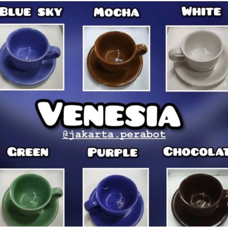 VENESIA - Cangkir Set / Cangkir kopi / Cangkir keramik
