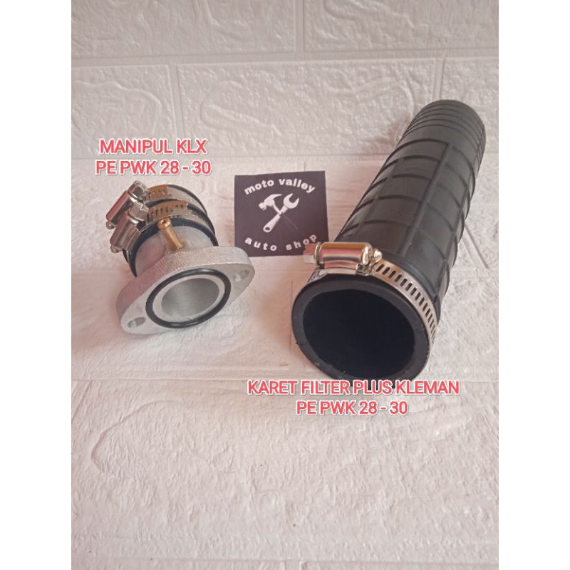 Karet filter KLX PE PWK 28 - 32 set manifold klx PE PWK 28-32