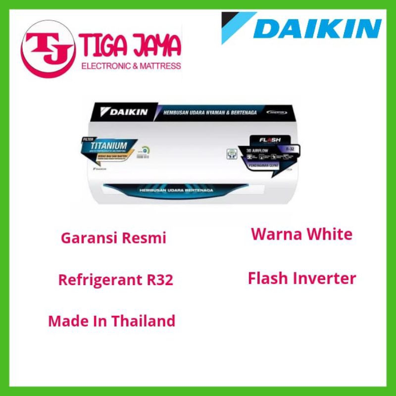 DAIKIN FTKQ50UVM4 AC 2 PK INVERTER THAILAND FTKQ 50UVM4 UNIT ONLY