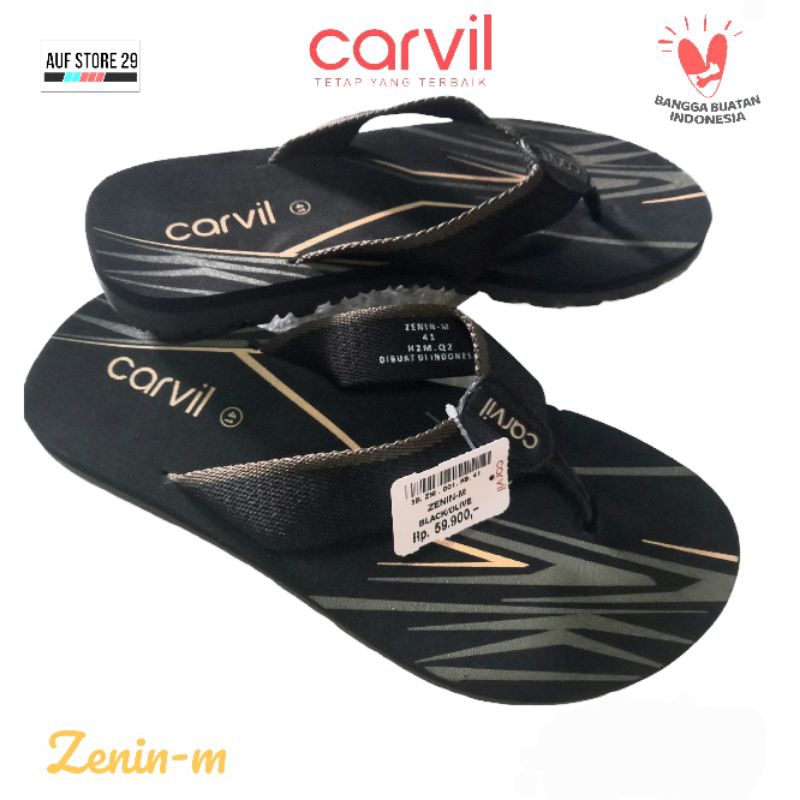 Sandal Pria Carvil Dewasa Original Anti Air-Sendal Carvil Pria Original