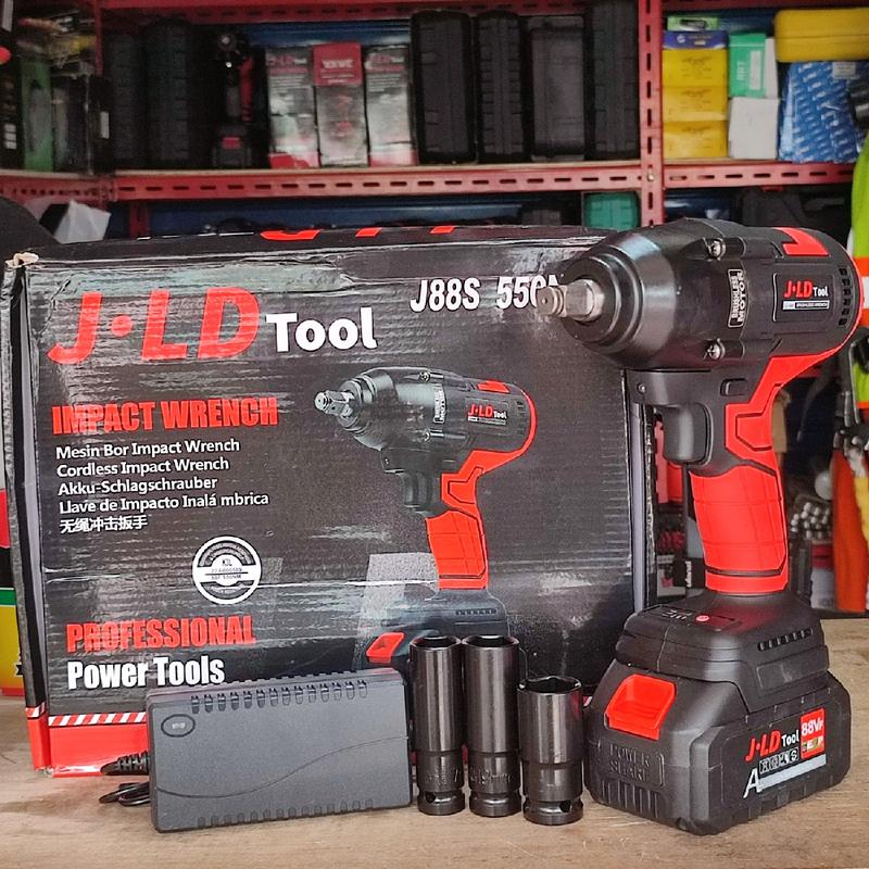 Impact wrench Cordless JLD JUMBO torsi 550 NM 1 Baterai
