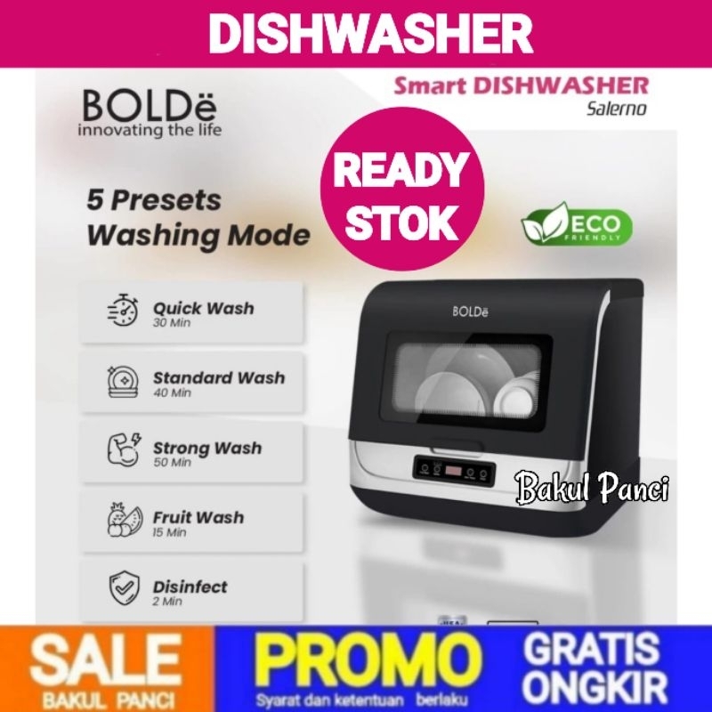 BOLDE SMART DISHWASHER SALERNO - MESIN PENCUCI PIRING OTOMATIS - MESIN CUCI PRAKTIS