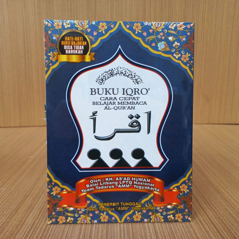 Buku IQRO Bendel Besar Soft Cover,  Buku IQRO HVS Warna