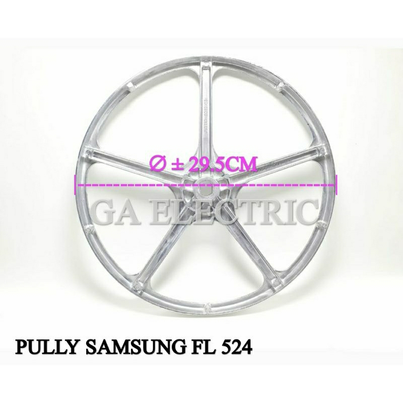 PULLY SEGITIGA MESIN CUCI SAMSUNG FRONT LOAD 524