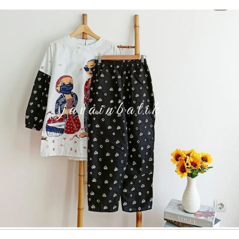 Set Jamu Tentrem - One Set Batik Mbok Jamu - One Set Katu