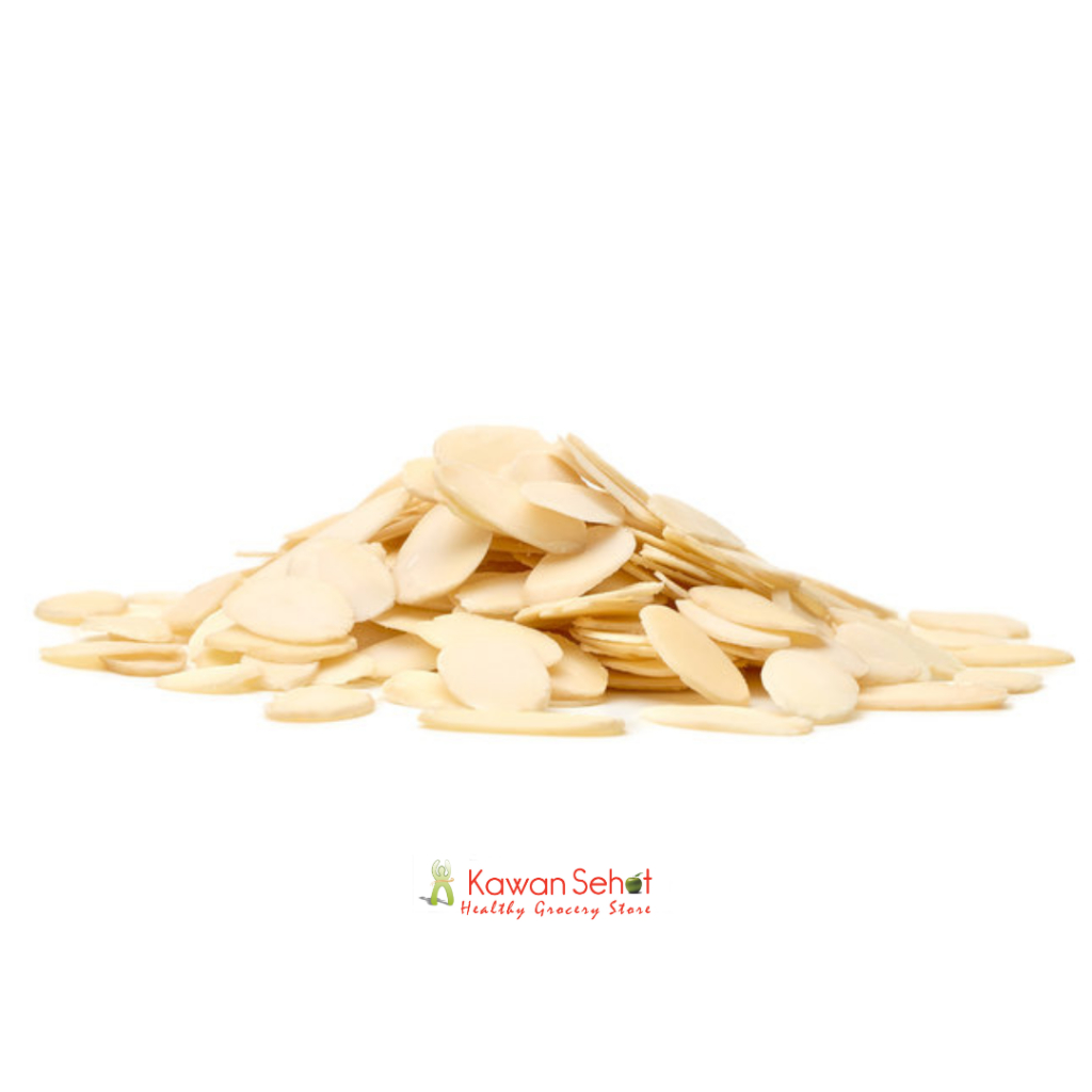 

Natural Roasted Almond Sliced | Kacang Almond Panggang 100 gr