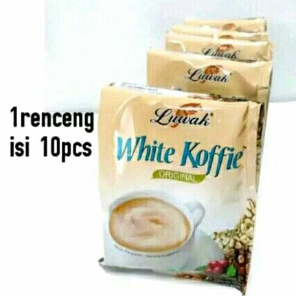 

Luwak White Koffe 1renceng 10sachet