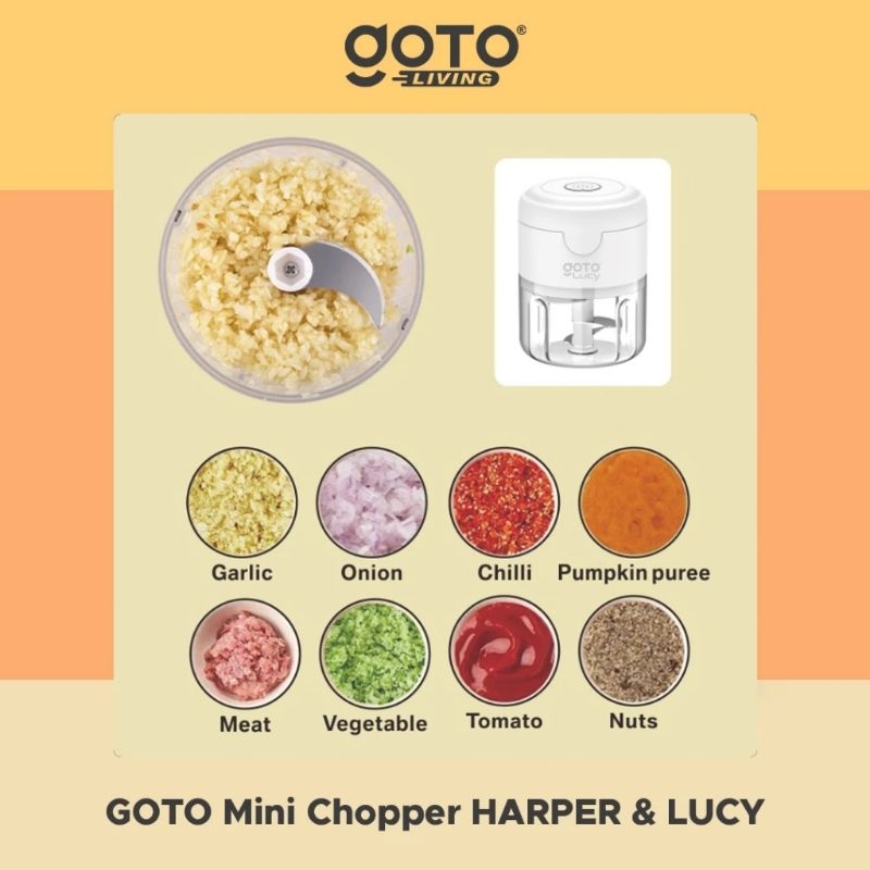 goto lucy harper mini chopper blender,blender bumbu