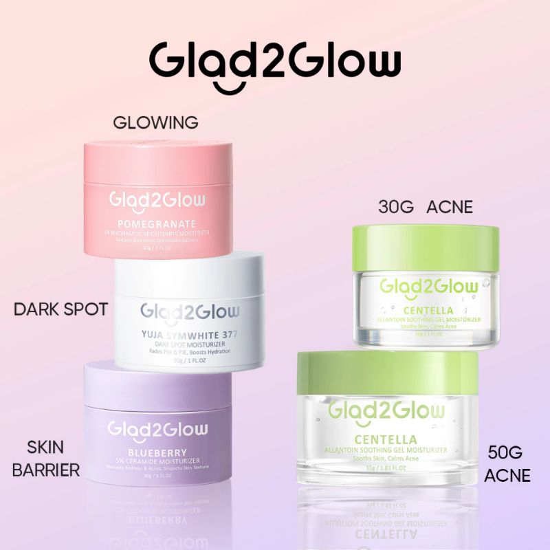 GLAD2GLOW MOISTURIZER | SUNSCREEN