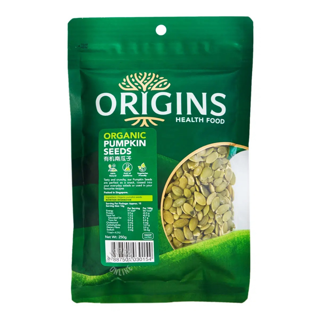 

Origins Healthfood Organic Pumpkin Seed 250g
