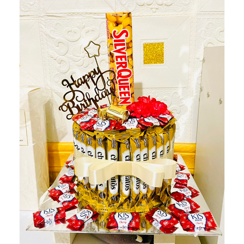 Bucket snack Cake untuk Wisudah / Ulang Tahun / Hari ibu / Hadiah / Anniversary / Bucket Uang / Buck