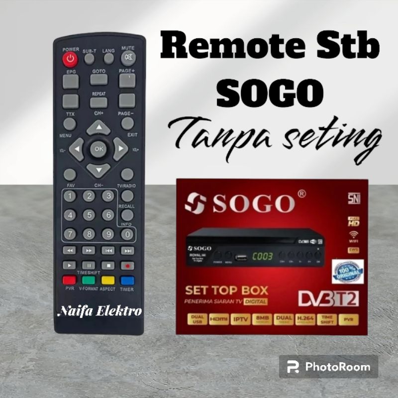 Remote set top box Sogo/Remot Stb Sogo