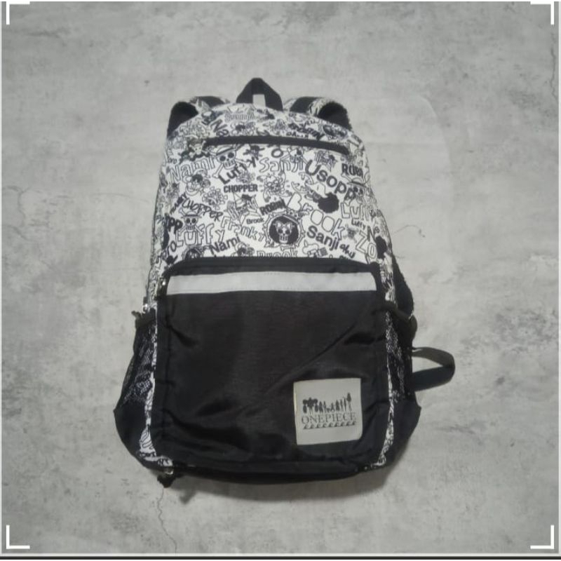 tas daypack one piece bekas