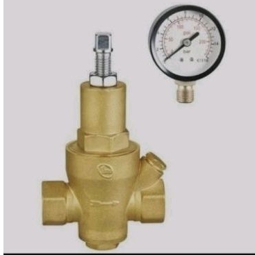 PRV Pressure Reducing Valve Kuningan drat 11/2" inch PRV bronze