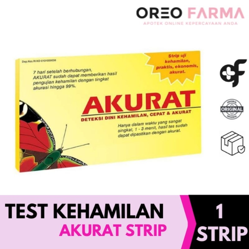 Akurat Strip | Akurat Tes Kehamilan | Test Pack Akurat