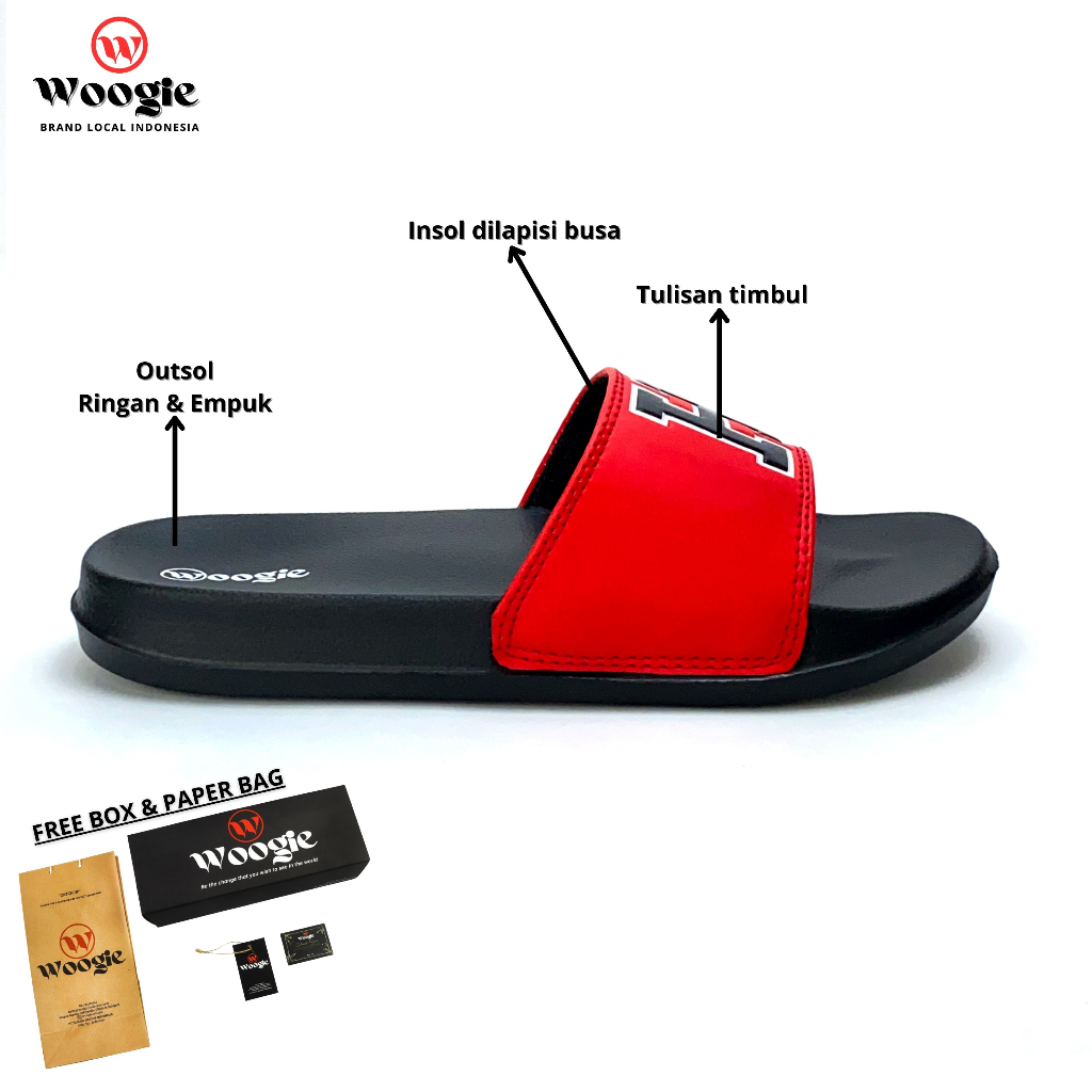 Woogie Peggy Sandal Wanita Premium Selop Cewe