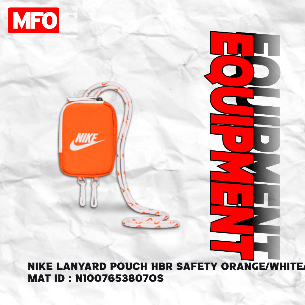 

LANYARD POUCH HBR SAFETY ORANGE/WHITE/WHITE O N1007653807OS