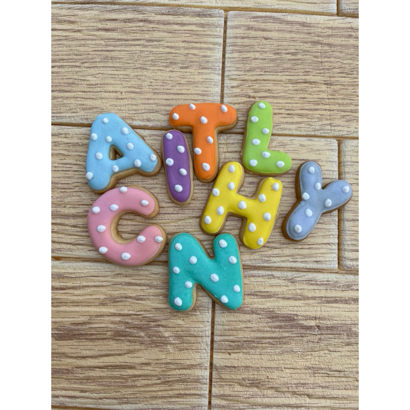 

lettering cookies 6cm