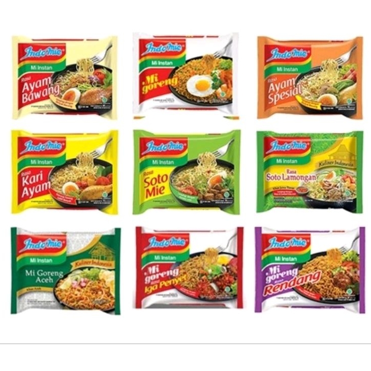 

INDOMIE ALL VARIANT 1 BUNGKUS
