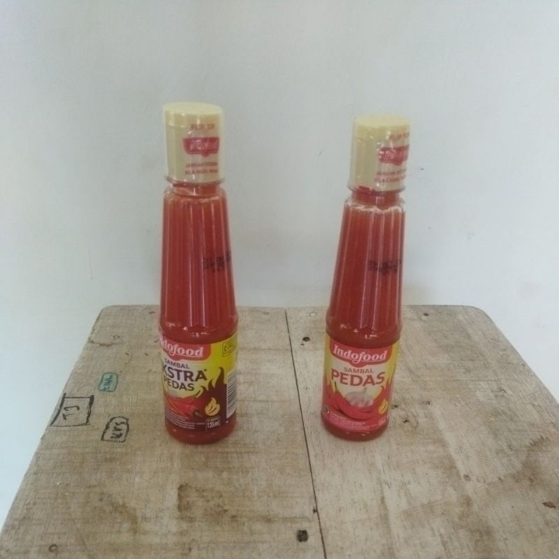 

Sambal indofood 135 ml pedas dan ekstra pedas