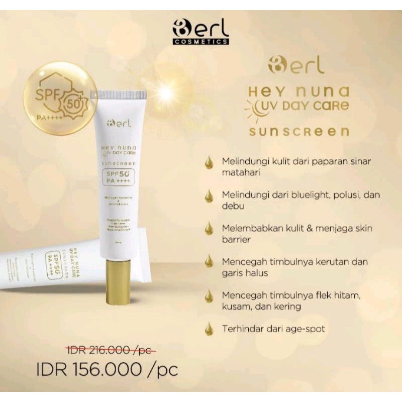 B Erl hay nuna uv Day cream sunscreen