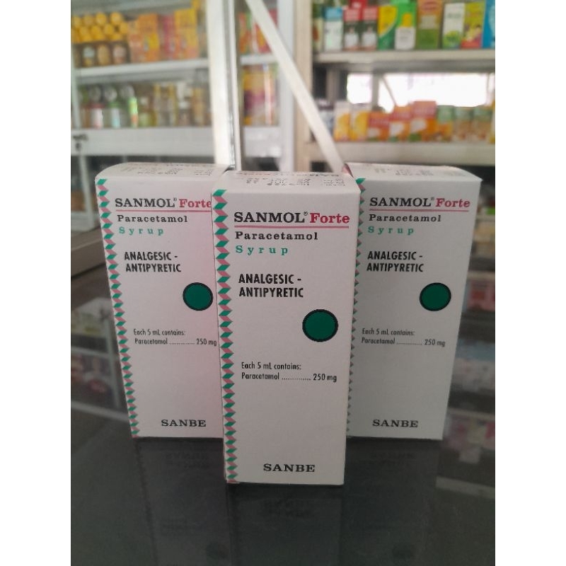 Sanmol Forte Sirup 60 ml / sirup penurun panas untuk dewasa / sirup paracetamol 250mg