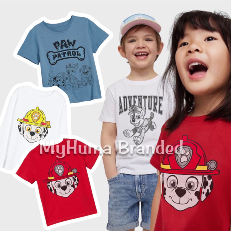 C. Kaos Paw Patrol Anak Perempuan Laki Laki HM
