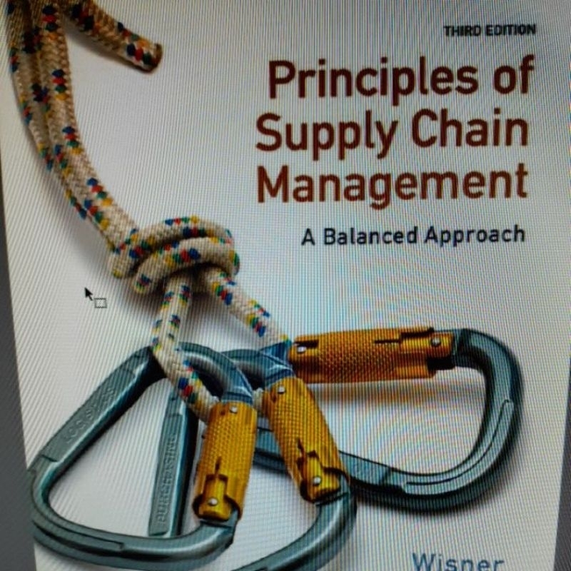 

principles of supply chain management third edition wisner tan leong