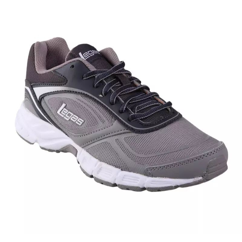 Sepatu League Legas Lari Pria Abu Evade 2 La M Running Shoes Cowo Original Murah