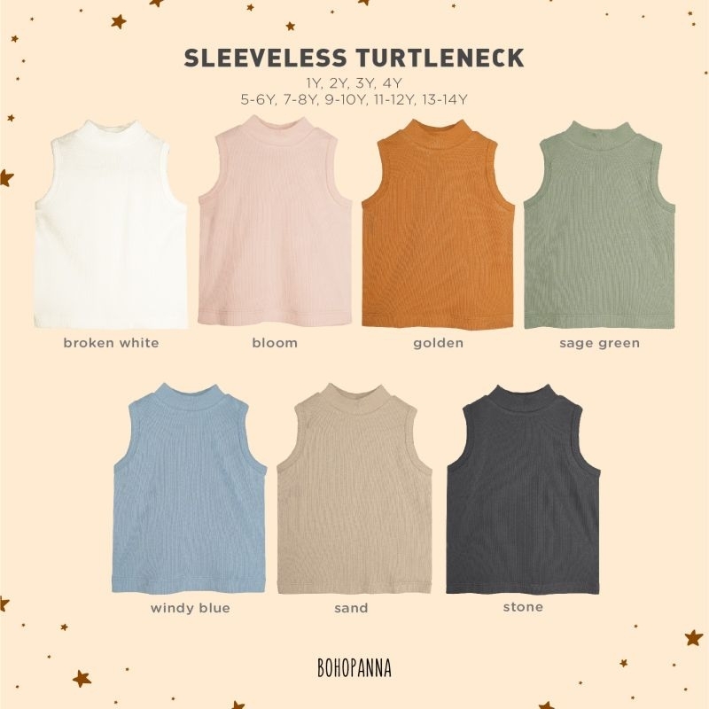 Sleeveless Turtleneck