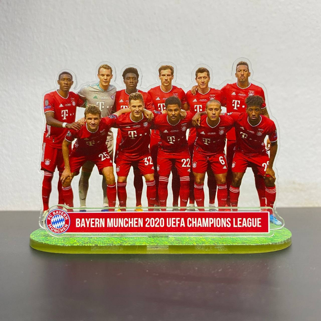 Standee Action Figure Art Squad Line Up Starting Bayern Munchen FC Final Juara Liga Champion 2020