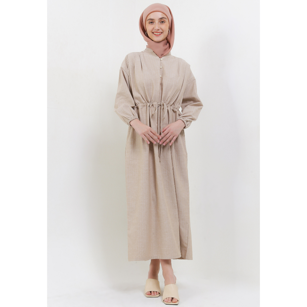 MFMW Dendelus Dress Gamis Khaky