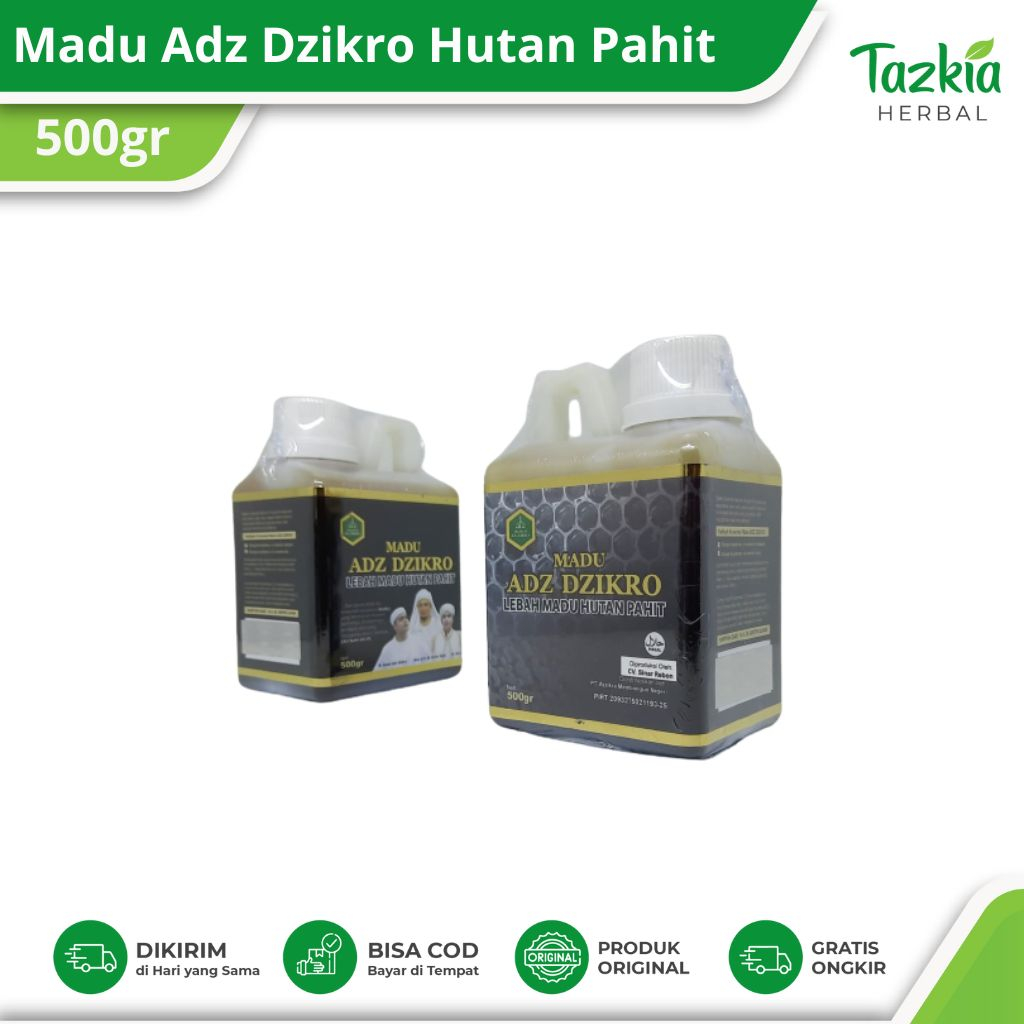 

Madu Adz Dzikro Hutan Pahit Hutan Super Az Zikra Azzikra Azikra 500gr