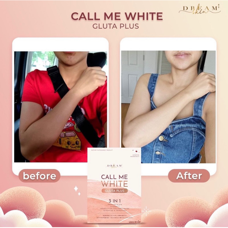 Call Me White gluta 50000 mg collagen peptide
